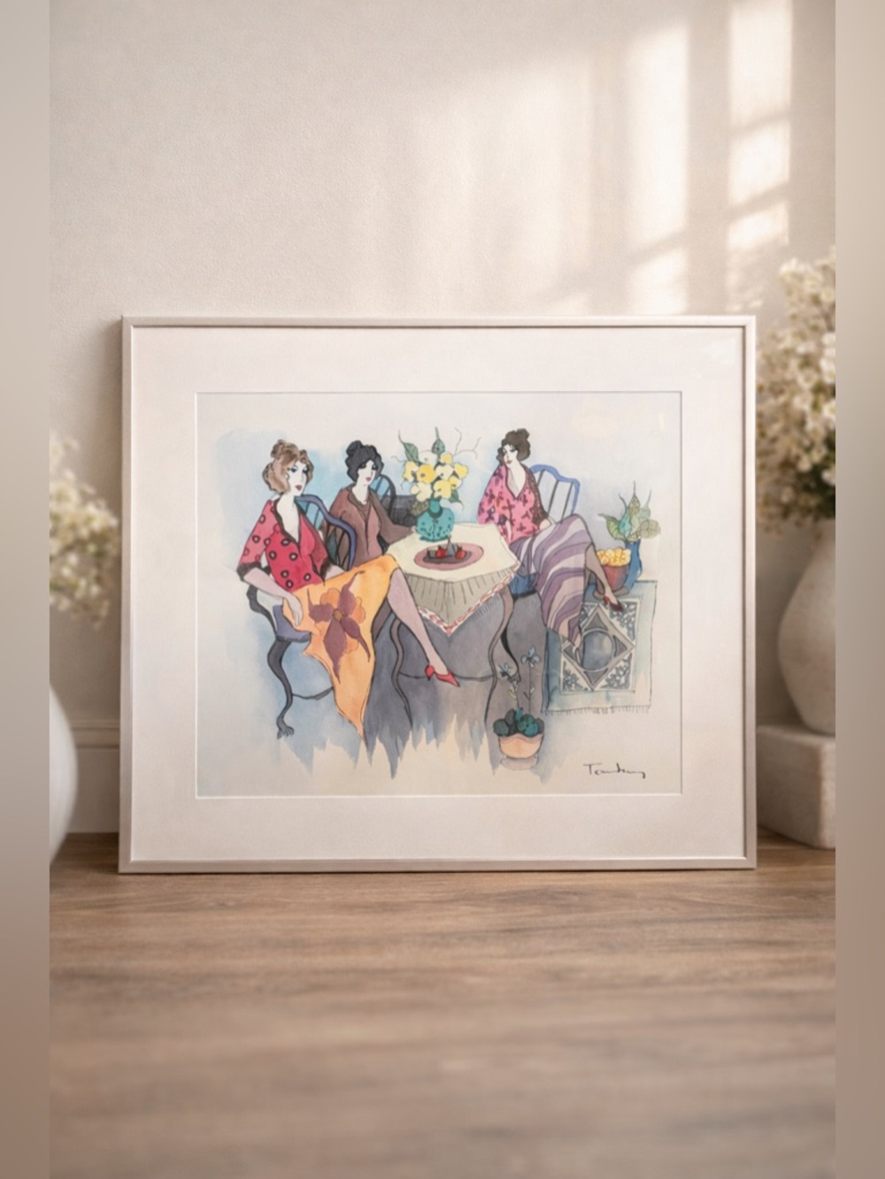 Itzchak Tarkay “Blissful Moments” – Signed Original Serigraph • Collector-Grade